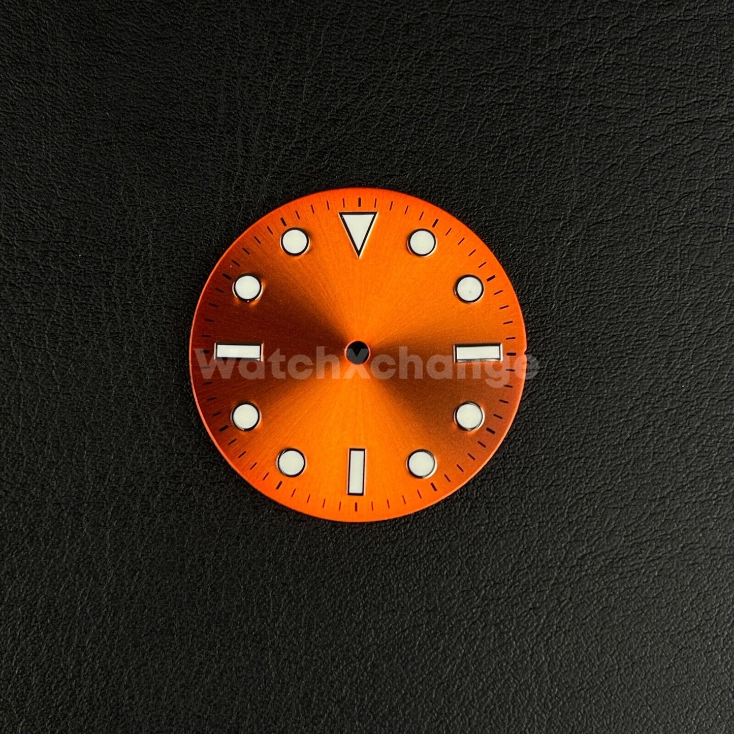 28.5mm Orange Watch Dial for SEIKO NH35 NH36 Watch Movement Parts