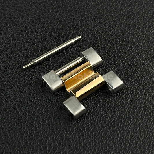 Silver & Rose Gold Replacement EasyLink For Rolex Submariner Extension 16x11mm