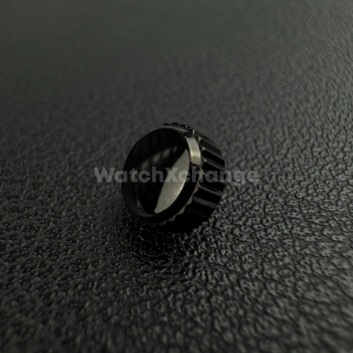 Black Long Tube Replacement Watch Crown 2mm 2.5mm Hole Diameter 3mm - 8mm Head