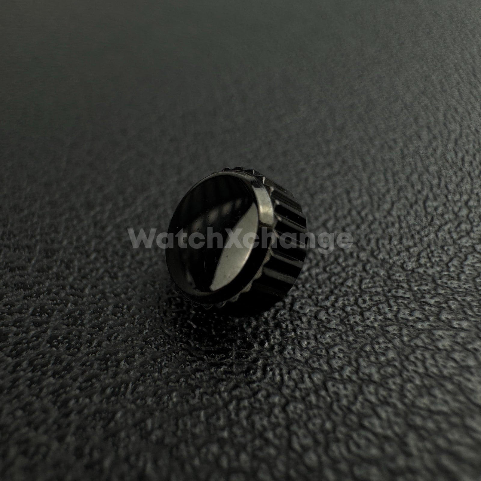Black Long Tube Replacement Watch Crown 2mm 2.5mm Hole Diameter 3mm - 8mm Head