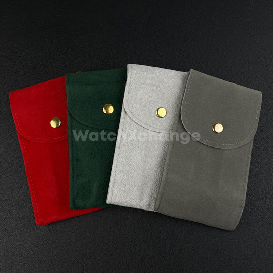 Velvet Watch Storage Pouch Bag Handmade Watch Case Travel Holder Container