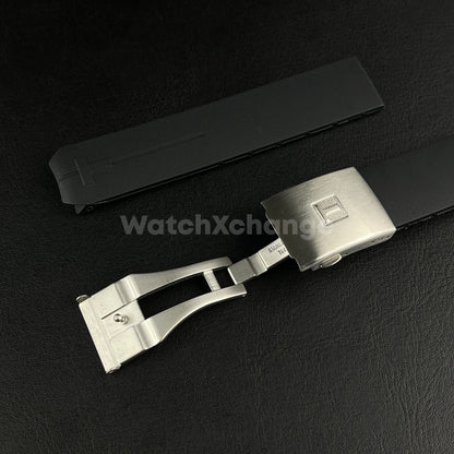 For T-TOUCH Watch TISSOT 20mm Rubber Z353 Strap Band Clasp Buckle Black