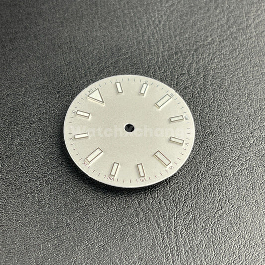 28.5MM White Watch Dial Luminous Watch Accessory for NH35/ETA2836/8215 Movement