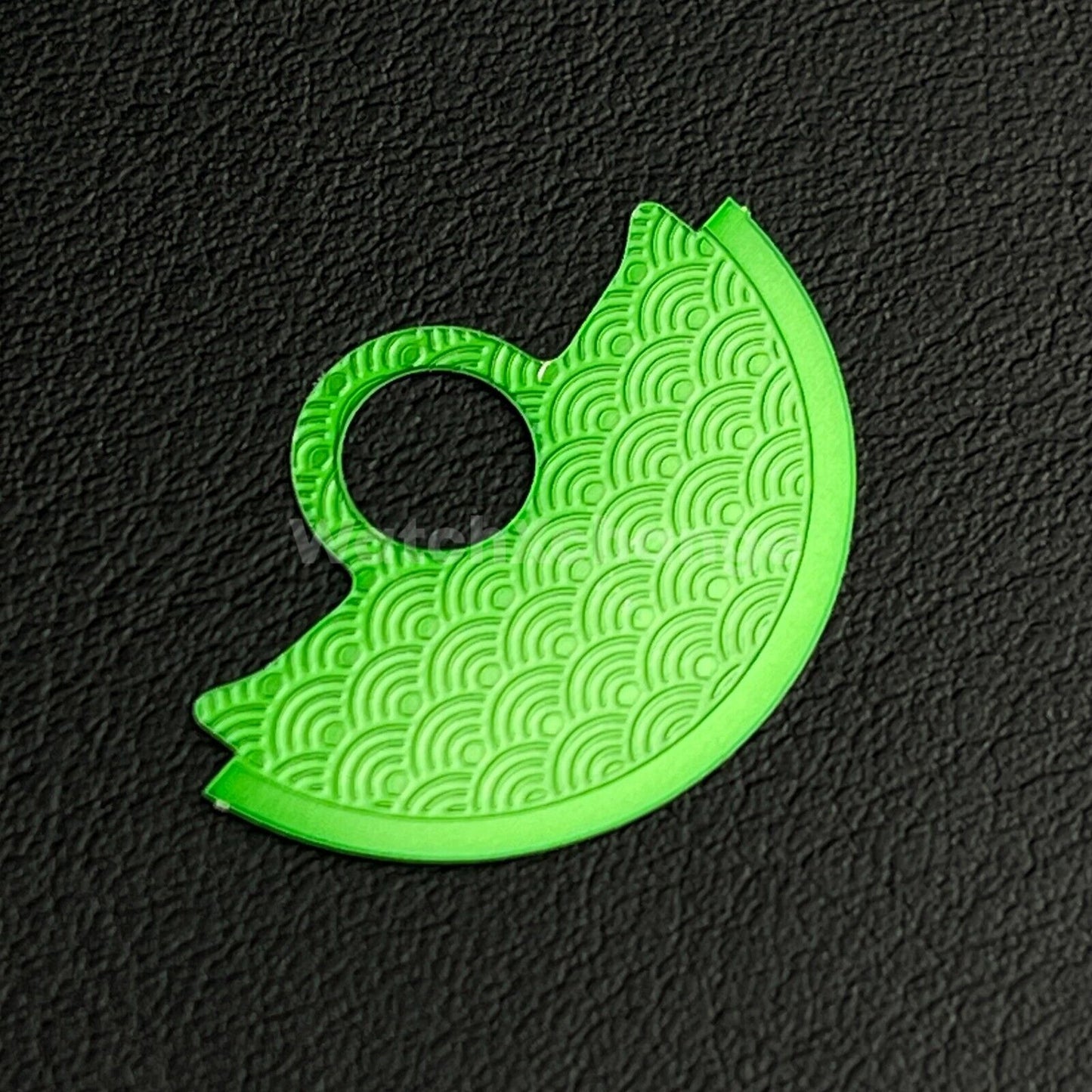 Wave Pattern Automatic Hammer Patch NH35 Movement NH36 Metal Sheet Rotor Patch