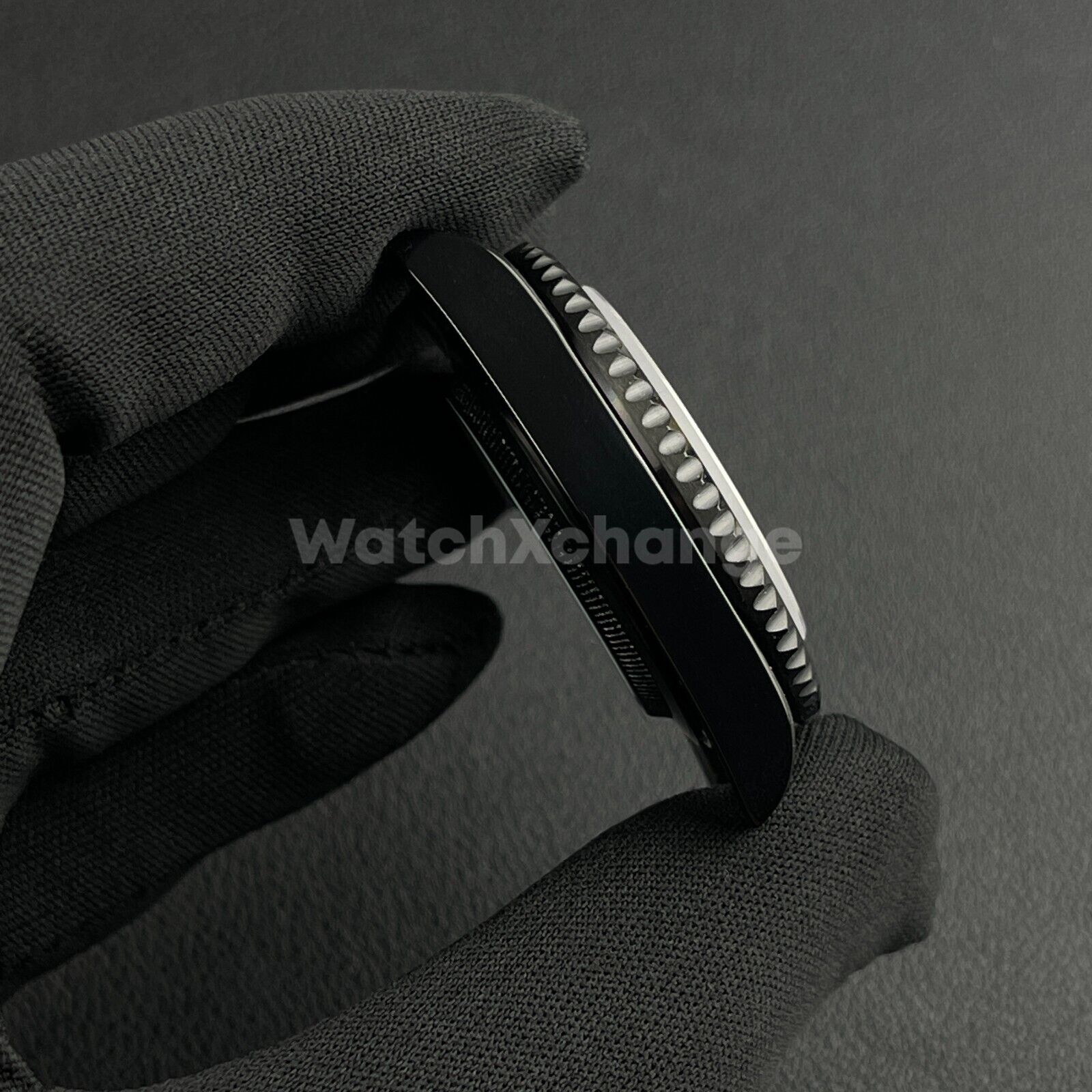 40mm Black Stainless Steel Divers Style Watch Case GMT Submariner For NH35 NH36