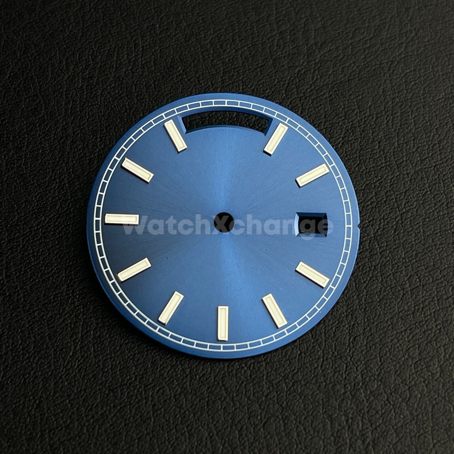 29mm Blue Watch Dial w/Green Luminous Replacement for Seagull ST16 Movement