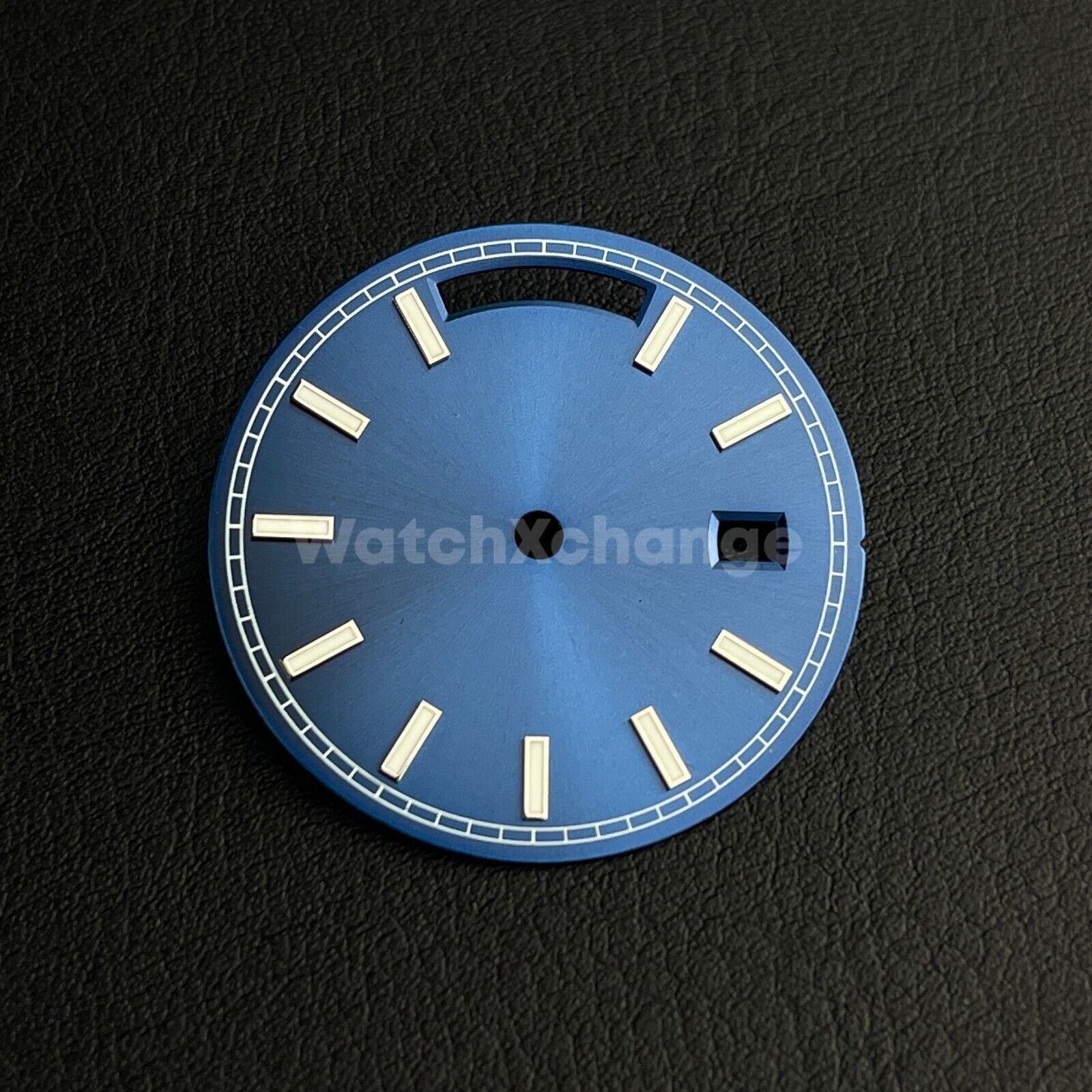 29mm Blue Watch Dial w/Green Luminous Replacement for Seagull ST16 Movement