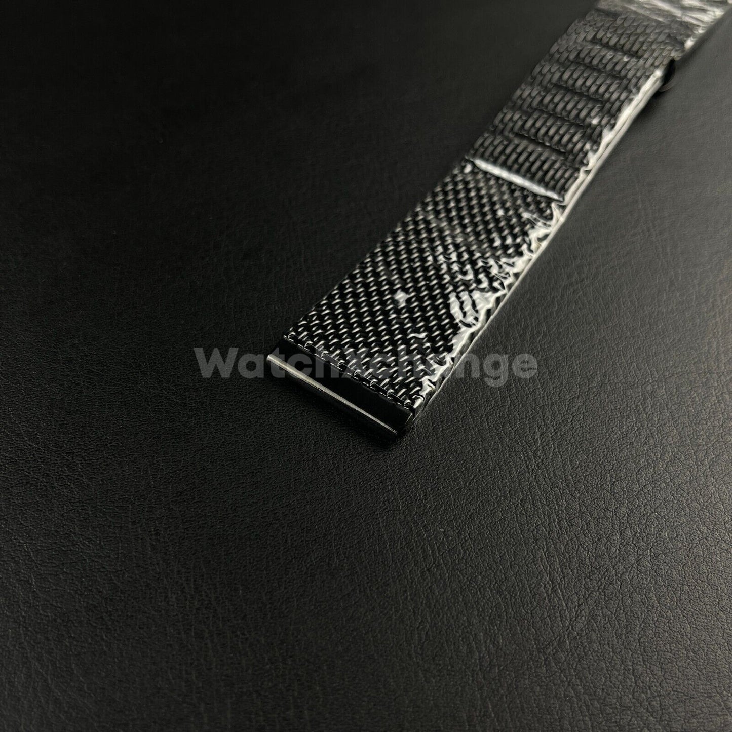 Black Metal Steel Mesh Strap For Citizen Eco-Drive Navihawk 22 23mm