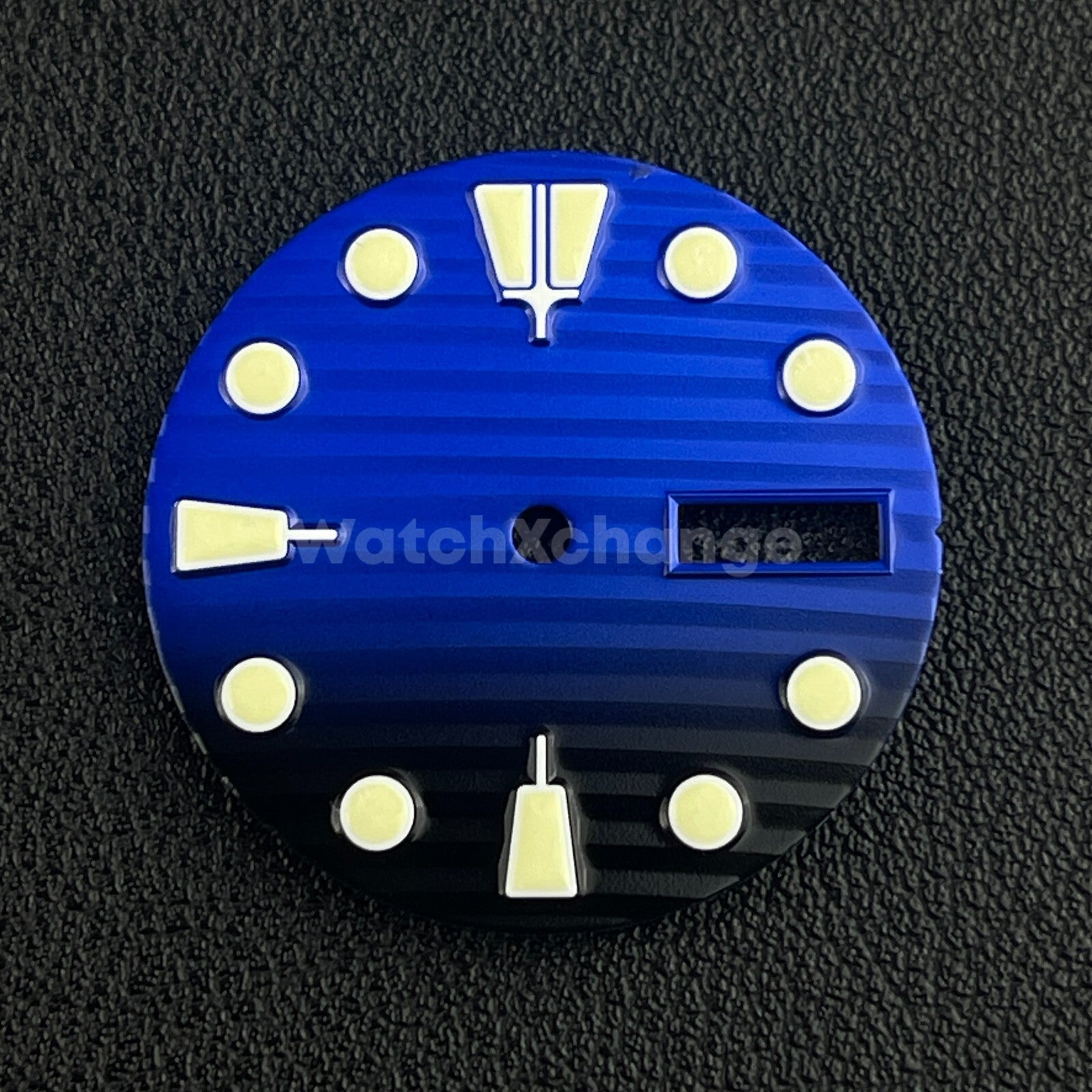 28.5mm Blue & Black Watch Dial Face for SEIKO NH36 Movement