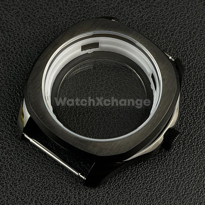 40mm Black Stainless Steel Watch Case For Japanese NH35 NH36 NH38