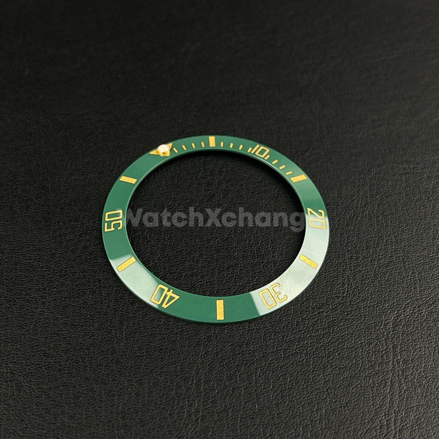 40mm Green Gold Ceramic bezel insert For Divers Watch Rolex Seiko SKX SRPD