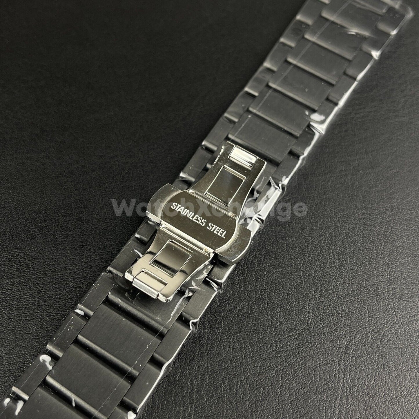 27*19mm Black Stainless Steel Watch Band Strap For HUBLOT BIG BANG Bracelet