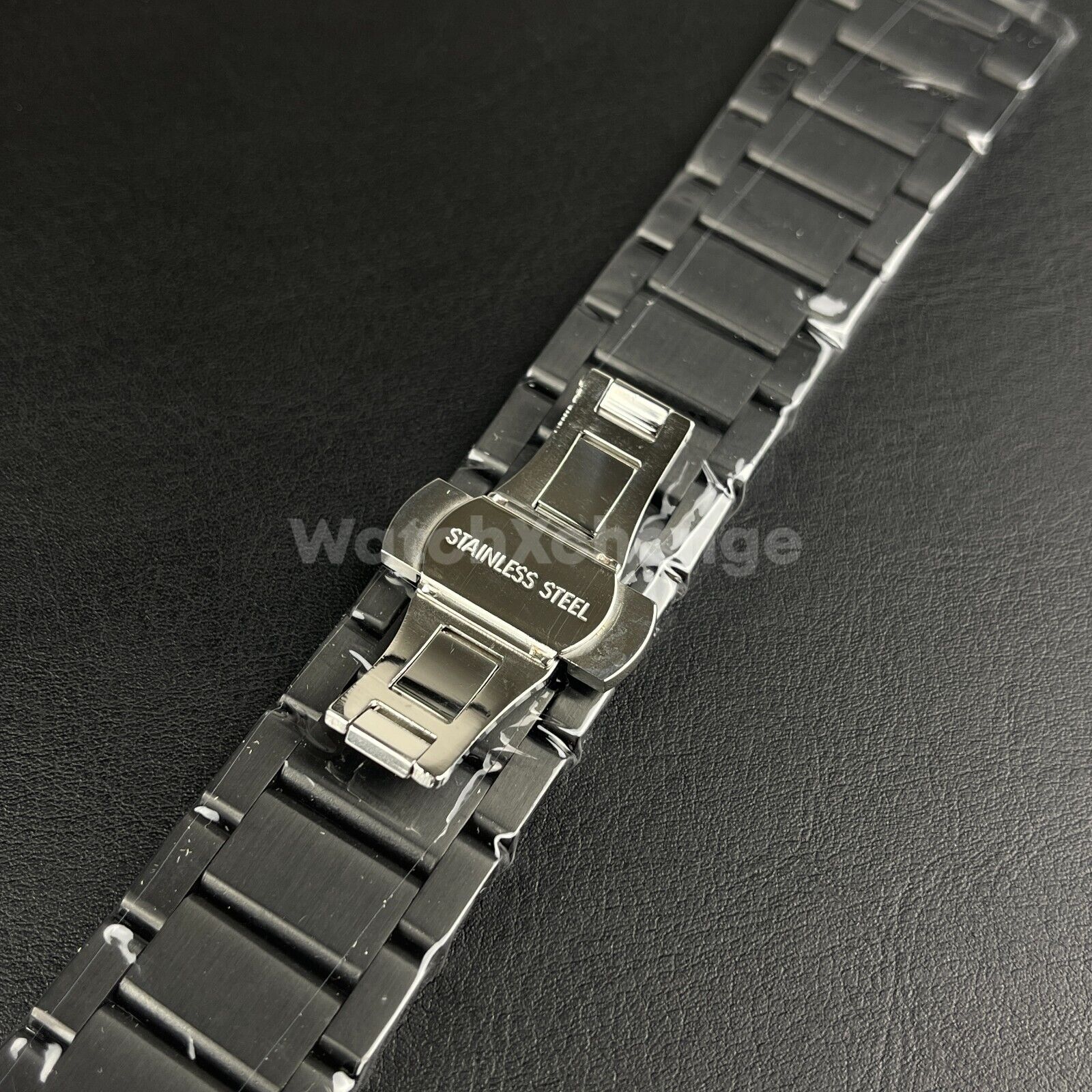 27*19mm Black Stainless Steel Watch Band Strap For HUBLOT BIG BANG Bracelet