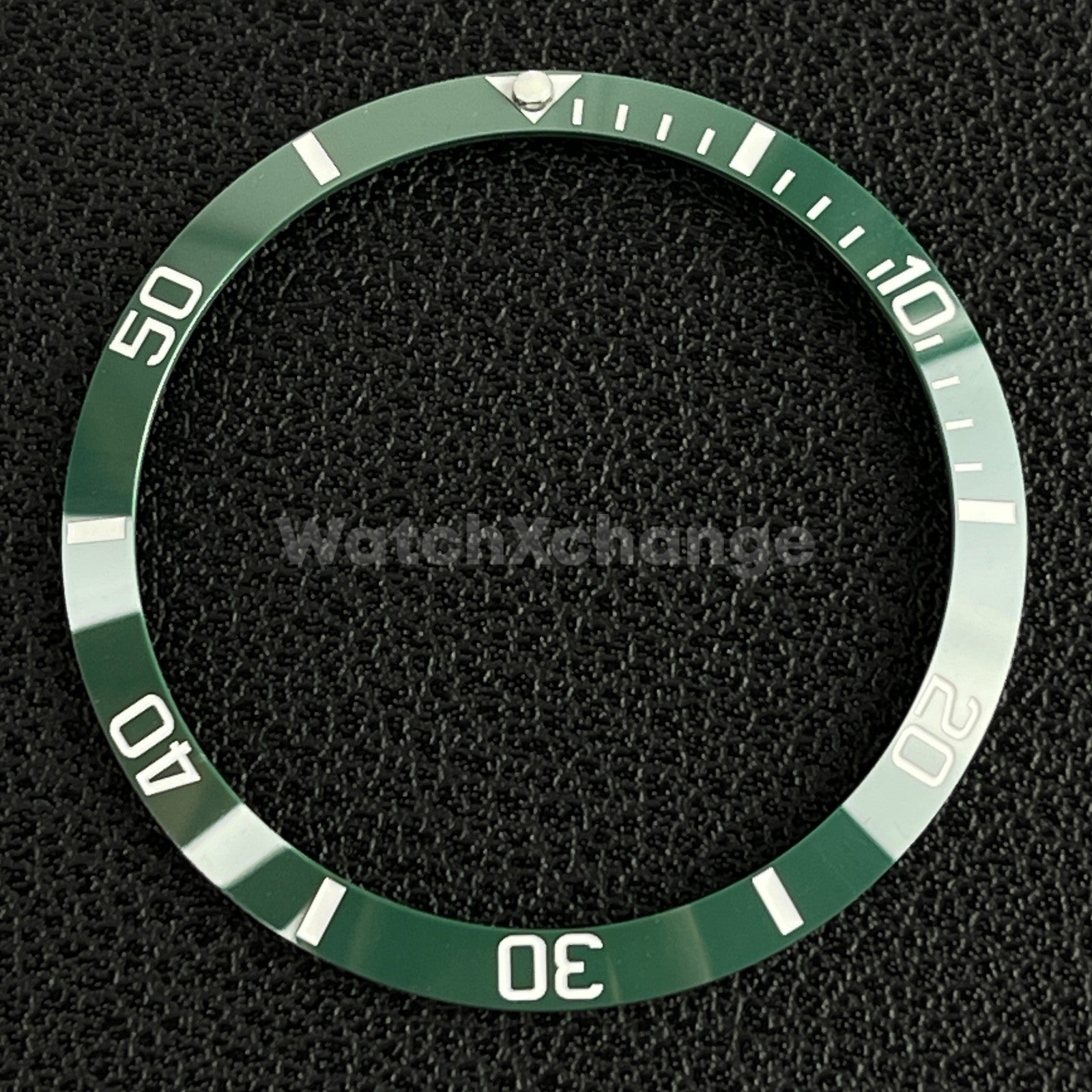 34mm Green & White Ceramic SUB Bezel Insert For Seiko Rolex Tudor Divers Watch