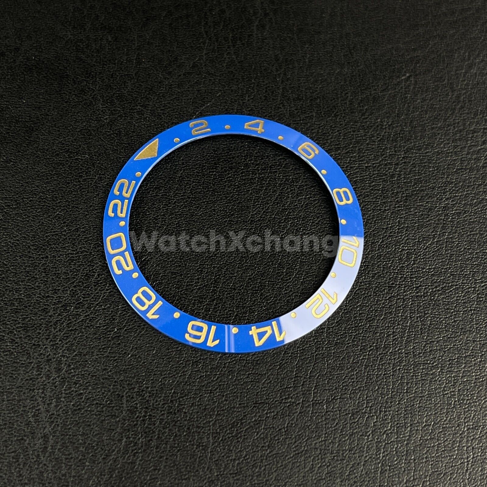 38mm Ceramic bezel insert Blue GMT Curved For Rolex Seiko SKX SRPD