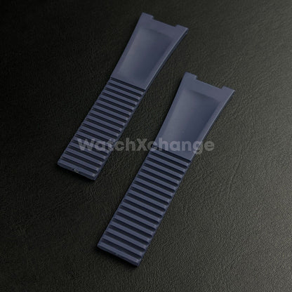 Blue Silicone Watch Band Fit for Patek Philippe Nautilus 5711/5712/5980 Strap