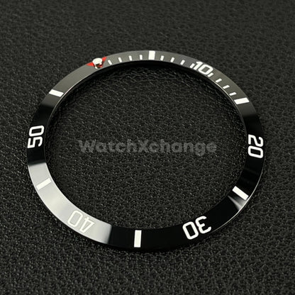 34mm Black & White Ceramic SUB Bezel Insert For Seiko Rolex Tudor Divers Watch