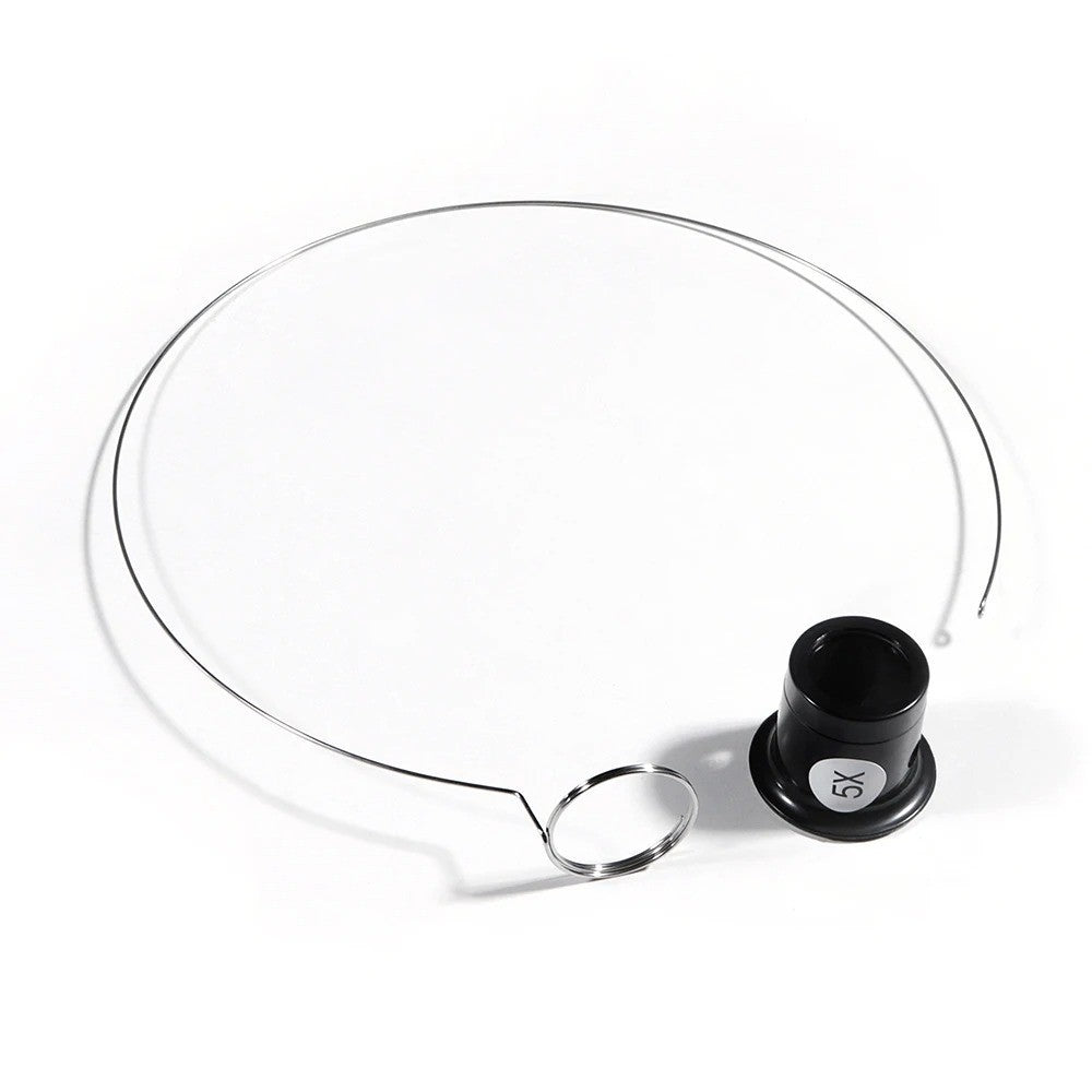 4pc Eyeglass Loupe Headband Magnifier Watchmakers Magnify Glasses 5x 10x 15x
