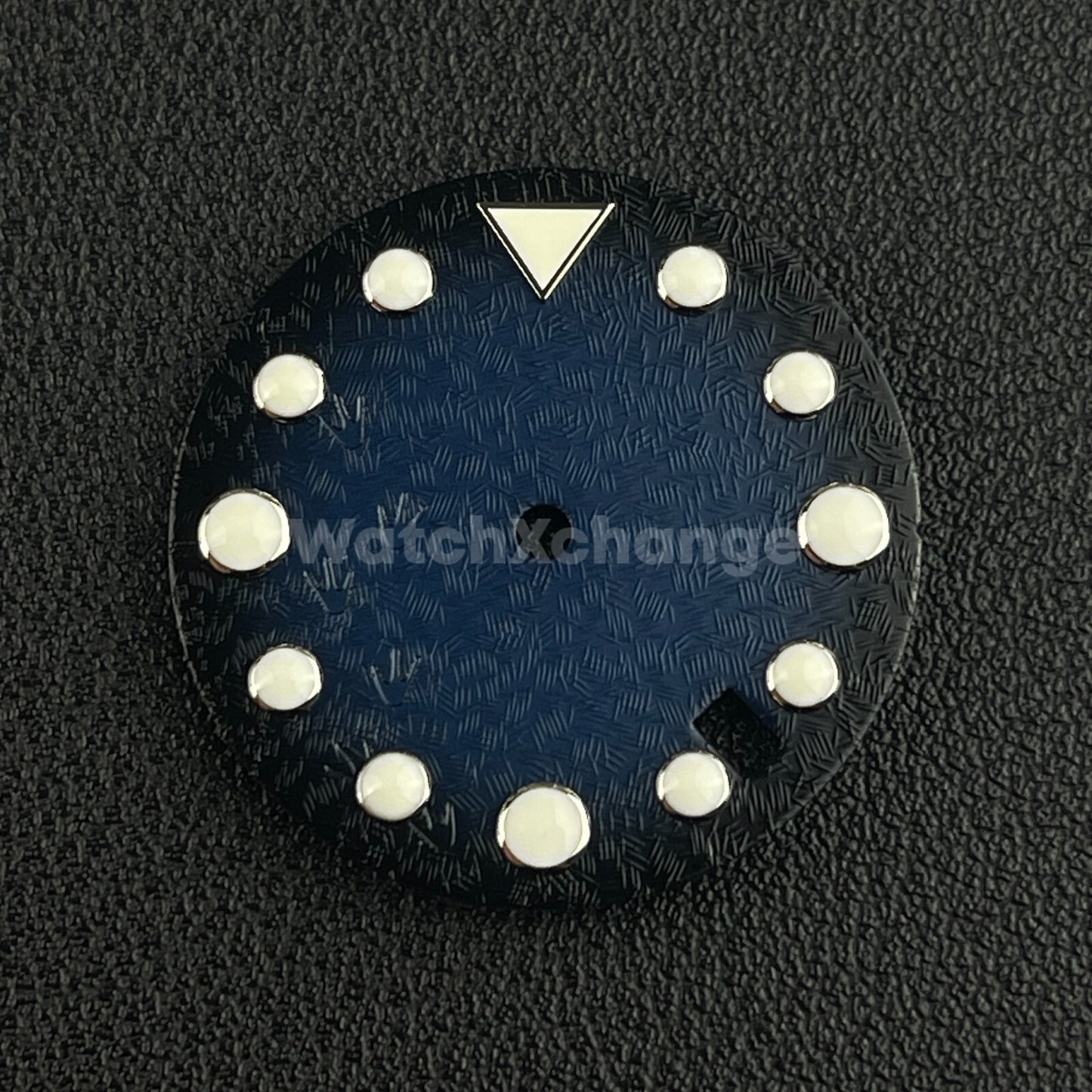 28.5mm Blue & White Watch Dial Face for SEIKO NH35 Movement