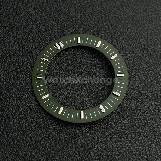 Green 31mm Skeleton Dial Face Fit For NH35 NH36 NH70 Movement Watch Part