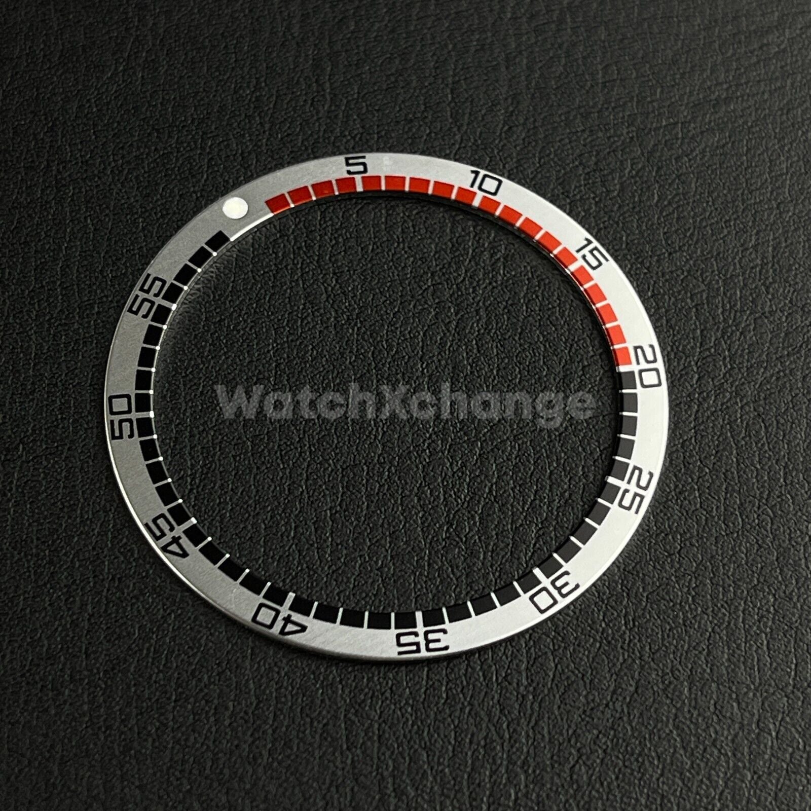 Silver 38mm Flat Aluminium Bezel Insert For Diver Watch Seiko Mod SKX SRPD