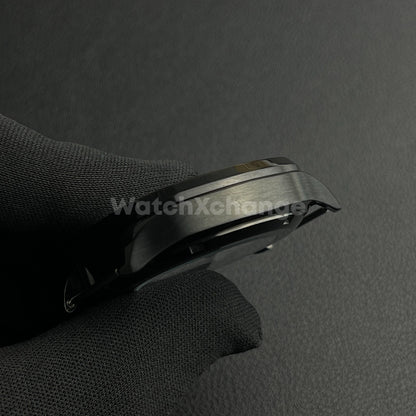 40mm Black Stainless Steel Watch Case For Japanese NH35 NH36 NH38
