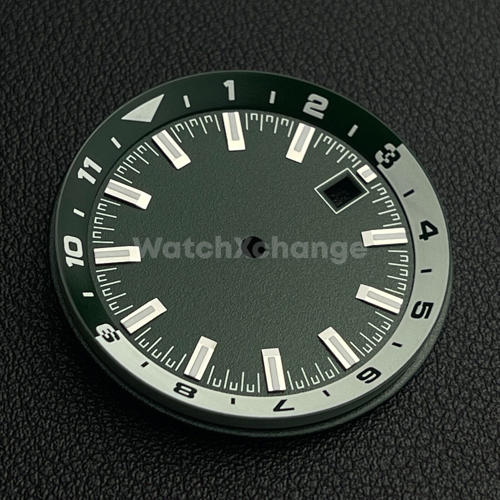 36.5mm Green & White Watch Dial for SEIKO NH35 NH35A Watch Movement