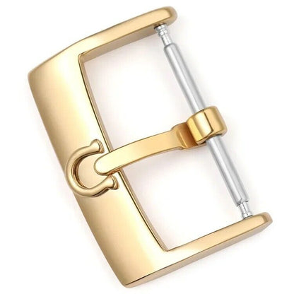 Gold Tongue Classic Buckle For Omega Leather Watch Strap Band Clasp 16 18 20mm