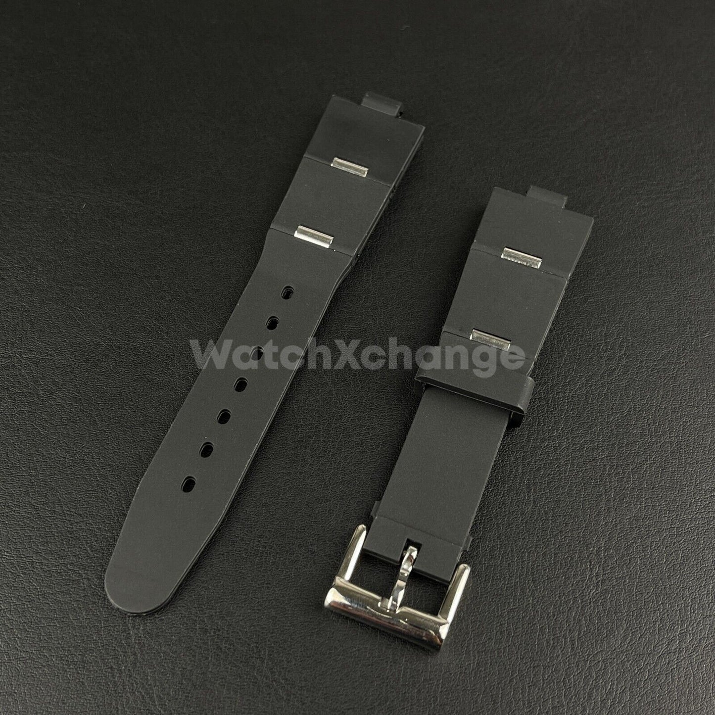 High Quality Soft Waterproof Silicone Watch Band Strap for Bvlgari 22*8mm 24*8mm