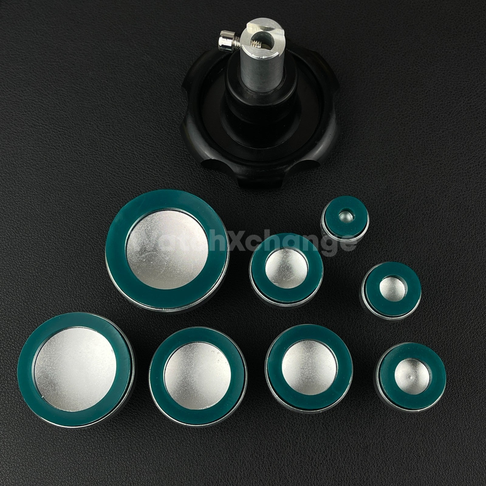 Rubber Watch Case Opener Suction Dies Tool Repair for Screw Back Cases With 8Pc