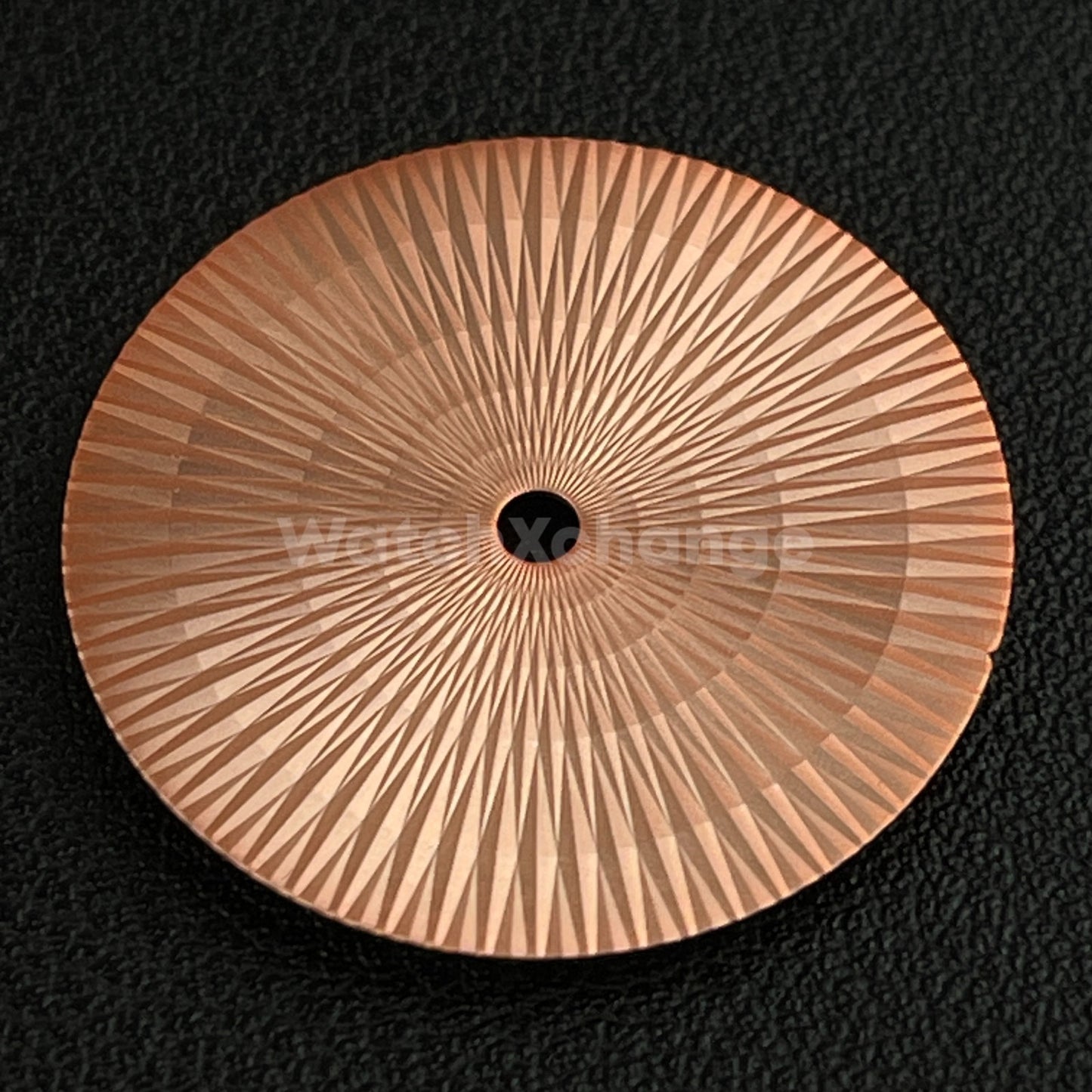 28.5mm Rose Gold Radial Texture Watch Dial Face for SEIKO NH35 NH36 Movements