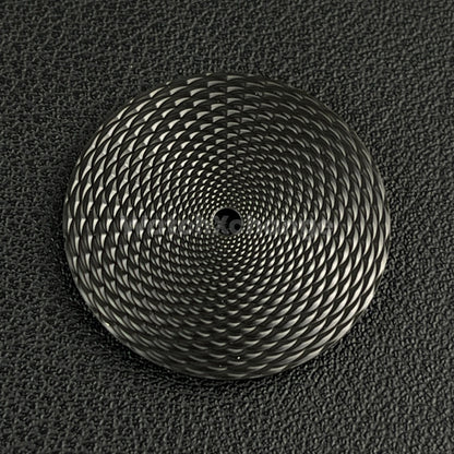 28.5mm Black Pinecone Texture Watch Dial Face for SEIKO NH35 NH36 Movements