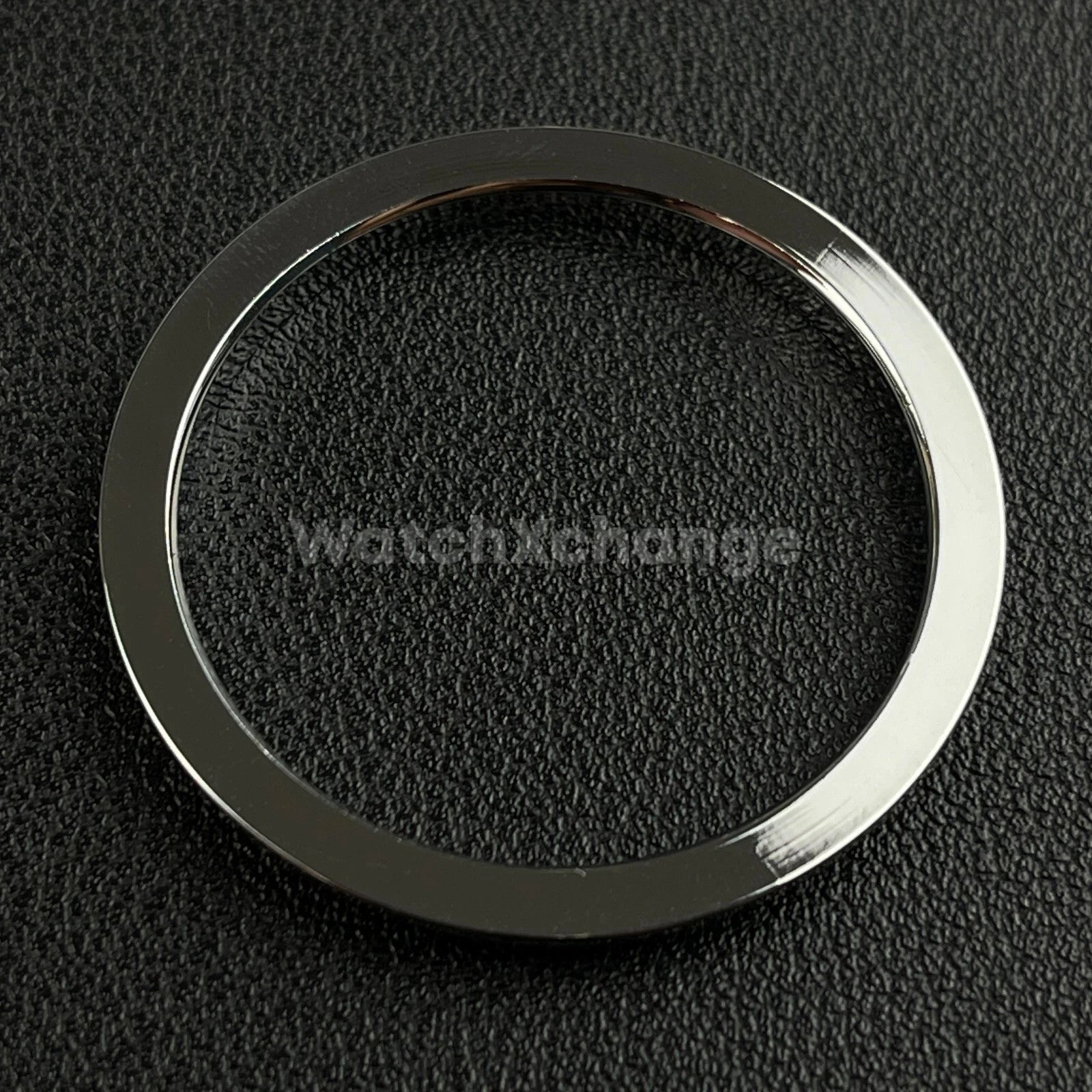 Silver Fluted Polished Stainless Steel Watch Bezel Insert Ring 36mm 39mm