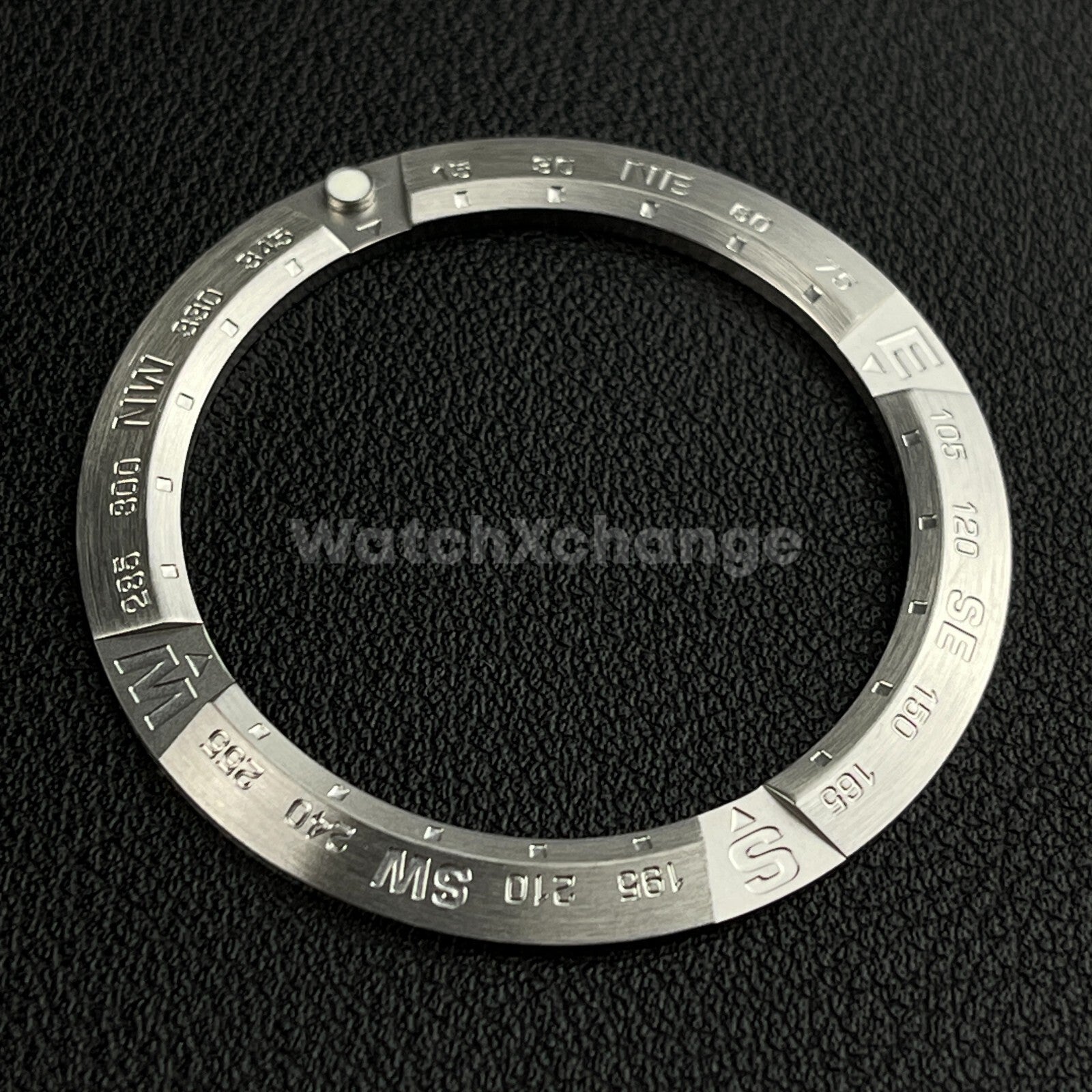41mm Silver Compass Stainless Steel Bezel Insert Seiko King Prospex Samurai SRPF