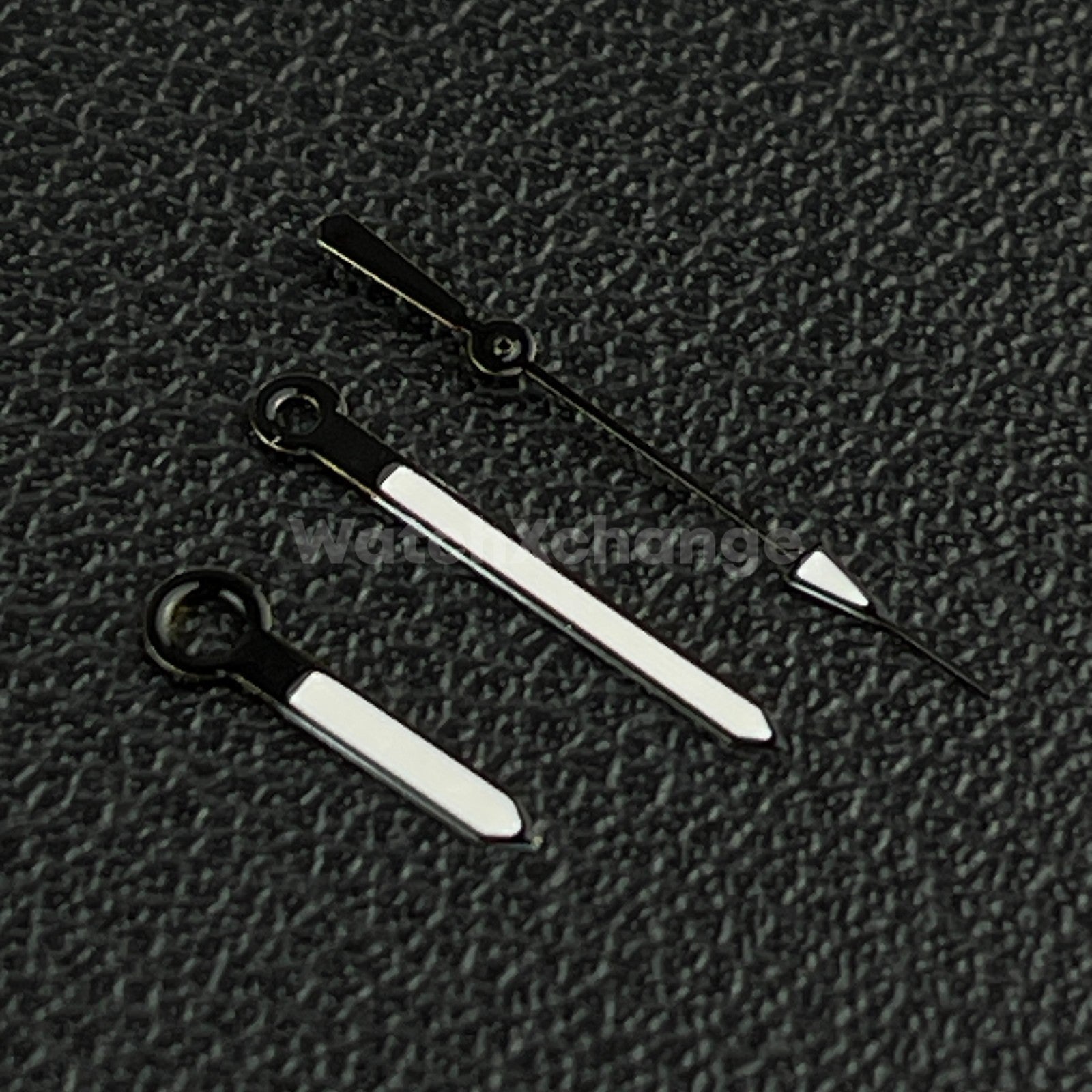 Black & White Watch Hands For SEIKO NH35 NH36 Movements Style Triangle End
