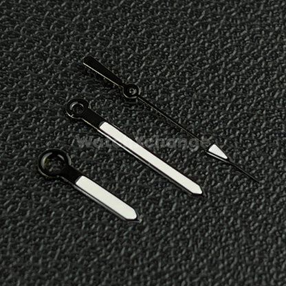 Black & White Watch Hands For SEIKO NH35 NH36 Movements Style Triangle End