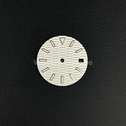 28.5mm White Watch Dial for SEIKO NH35 Watch Movement Parts