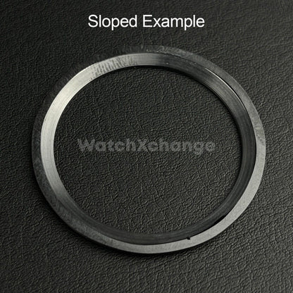 Green Ceramic Bezel Insert 38mm GMT For Rolex Seiko SKX007 SKX009 SRPD Sloped
