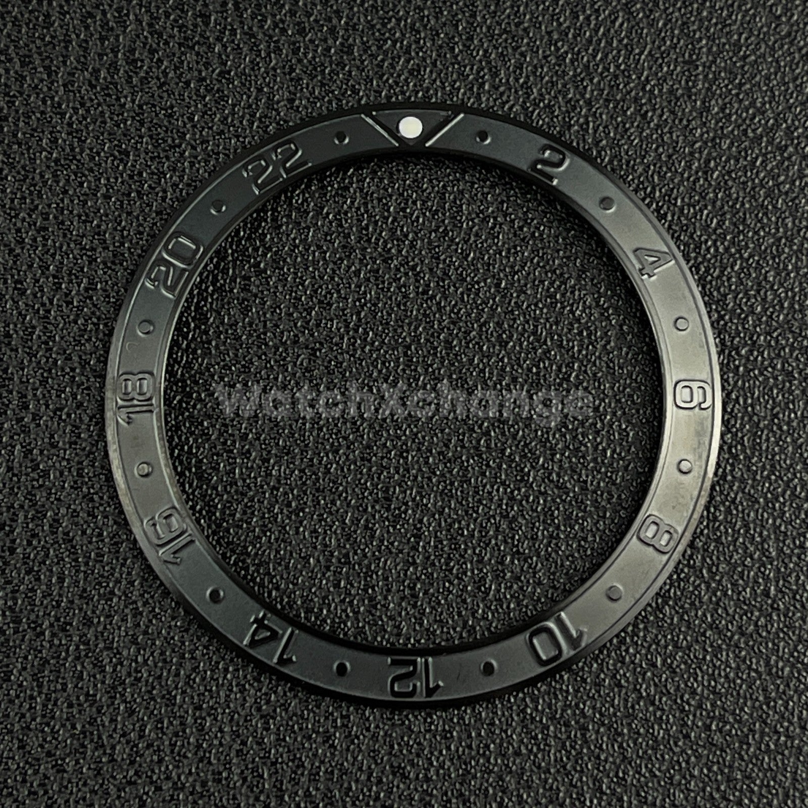 Black 38mm Sloping Bezel Insert For Watch Seiko GMT Rolex SKX007 SRPD
