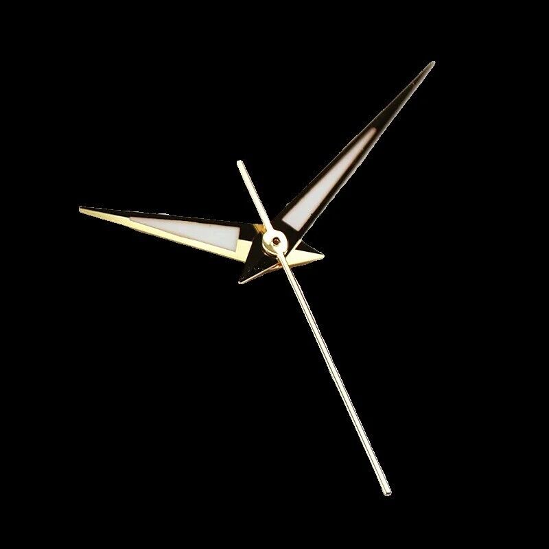 Gold Polished Watch Hands For NH35 NH36 NH38 NH70 Movements Green or Blue Lume