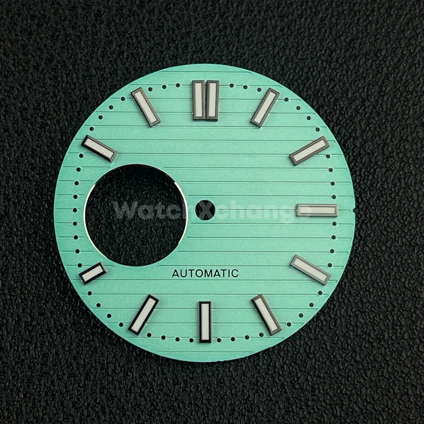 29.8mm Green Blue Watch Dial Face Green Luminous Seiko NH38 Movement Nautilus