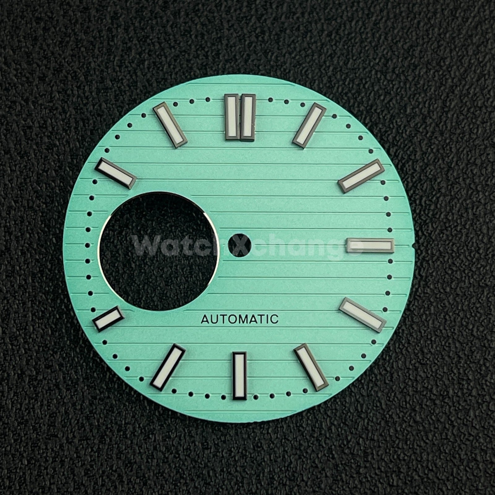 29.8mm Green Blue Watch Dial Face Green Luminous Seiko NH38 Movement Nautilus