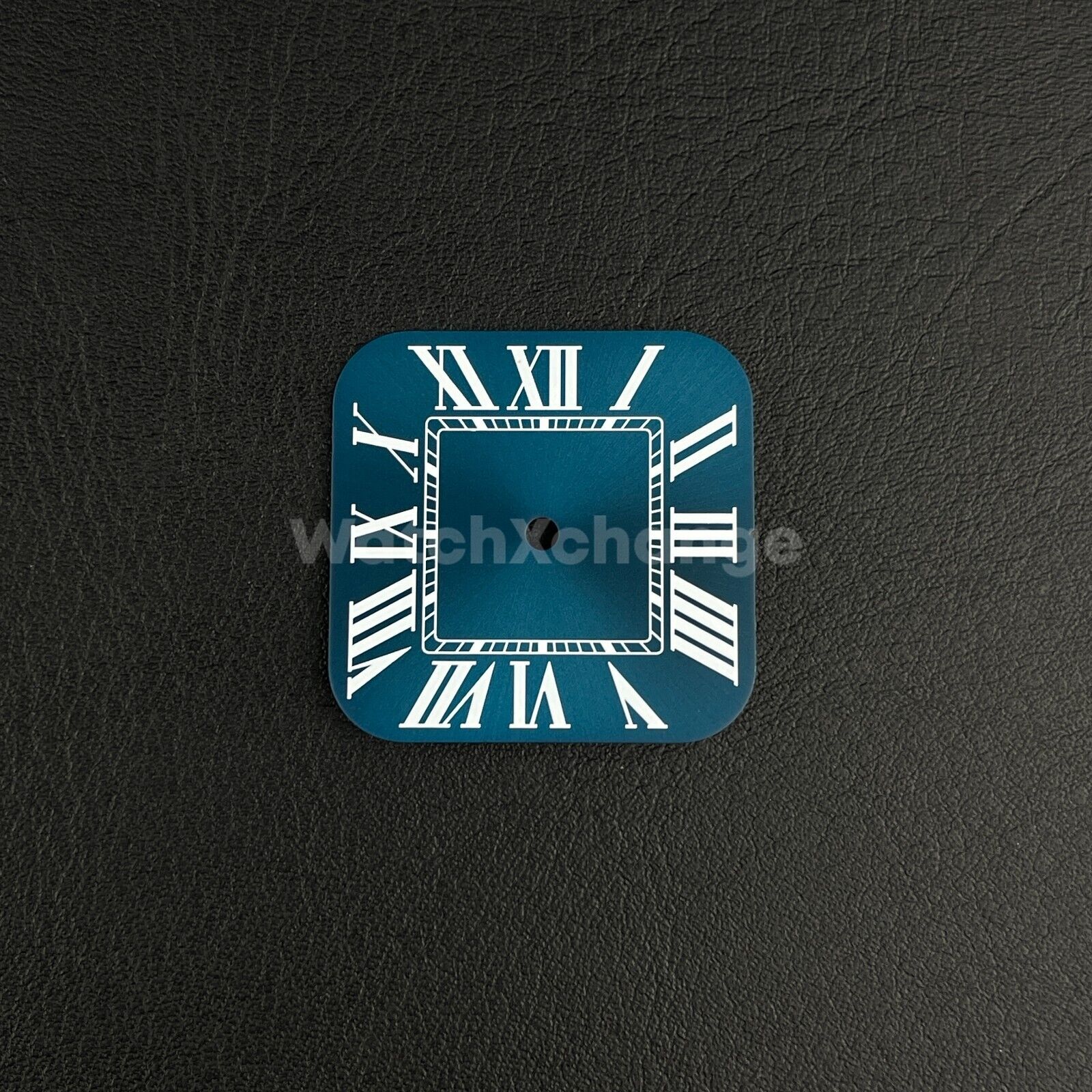 27mm Blue Square Watch Dial for NH35/NH36 Automatic Movement