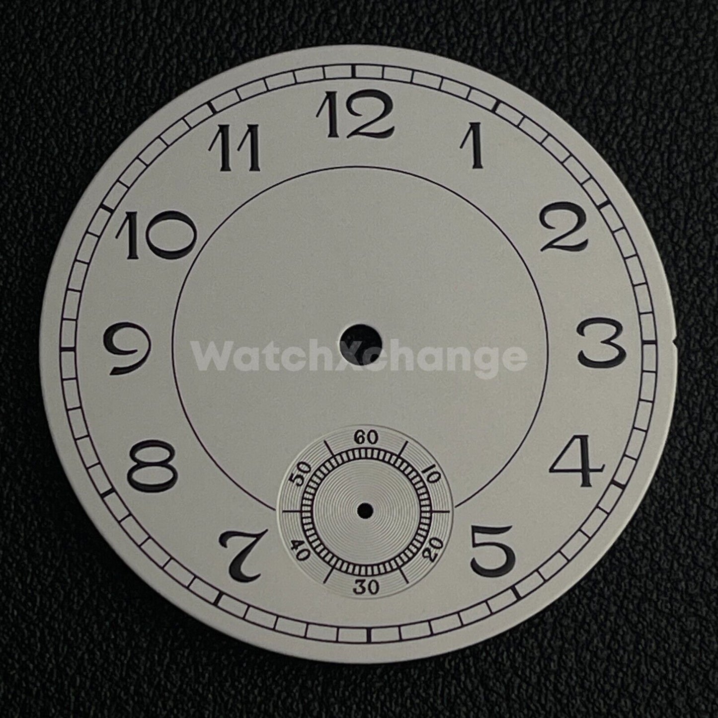 38.9mm White Watch Dial For ETA 6498 Seagull ST36 Movement Part