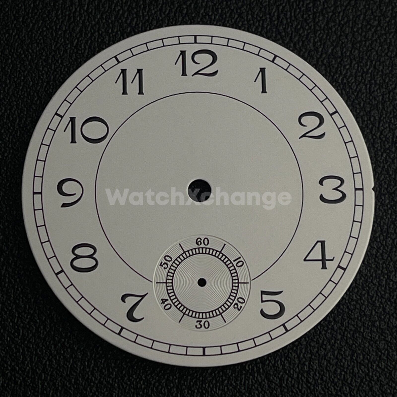 38.9mm White Watch Dial For ETA 6498 Seagull ST36 Movement Part