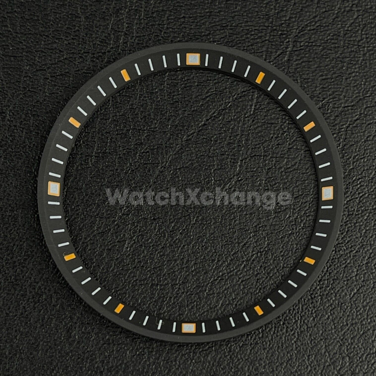 Black & Orange Chapter Ring for Seiko SKX007 SRPD & Mod Watches 32.3mm NH36 NH35