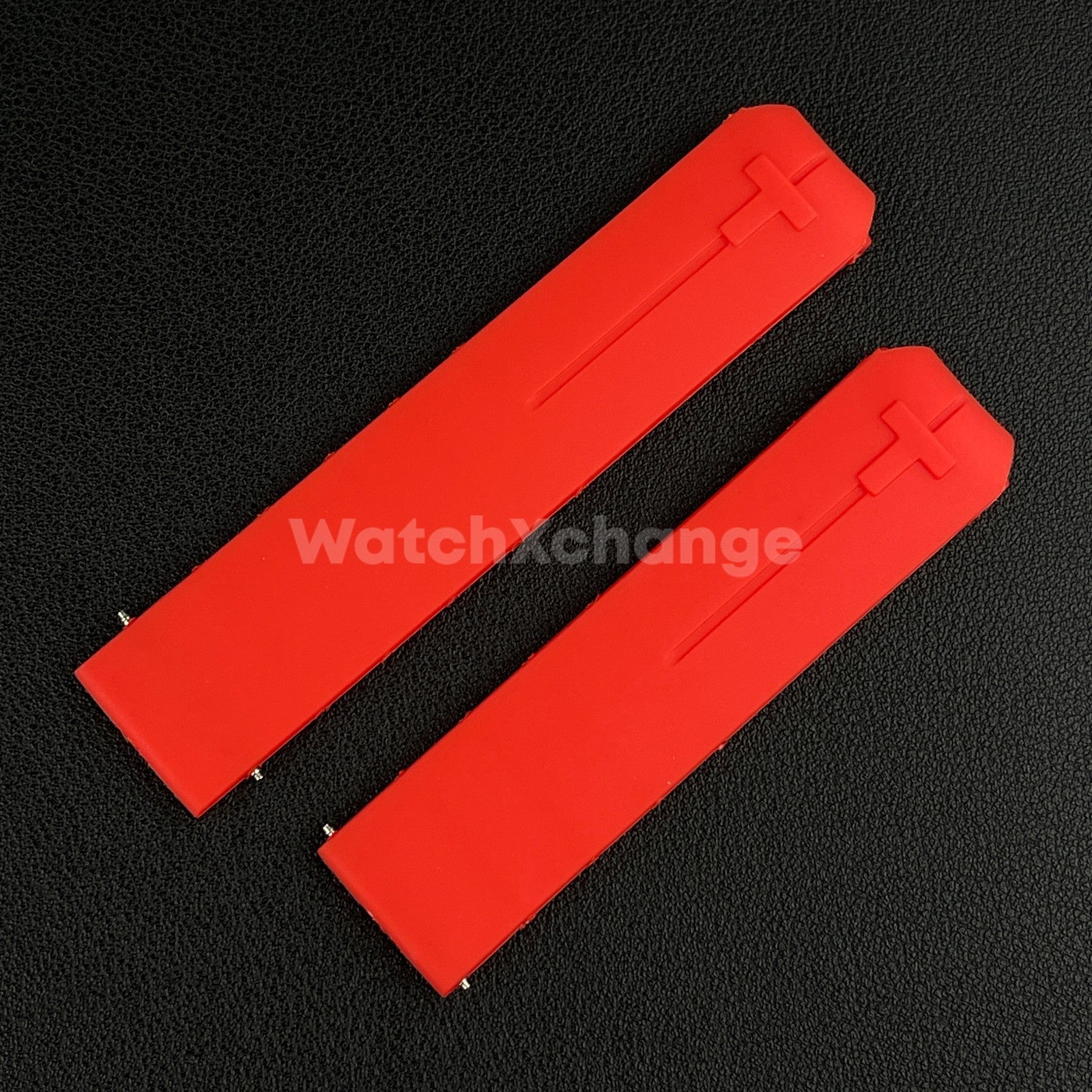 For T-TOUCH Watch TISSOT 20mm / 21mm Rubber Z353 Strap Band Clasp Buckle Red