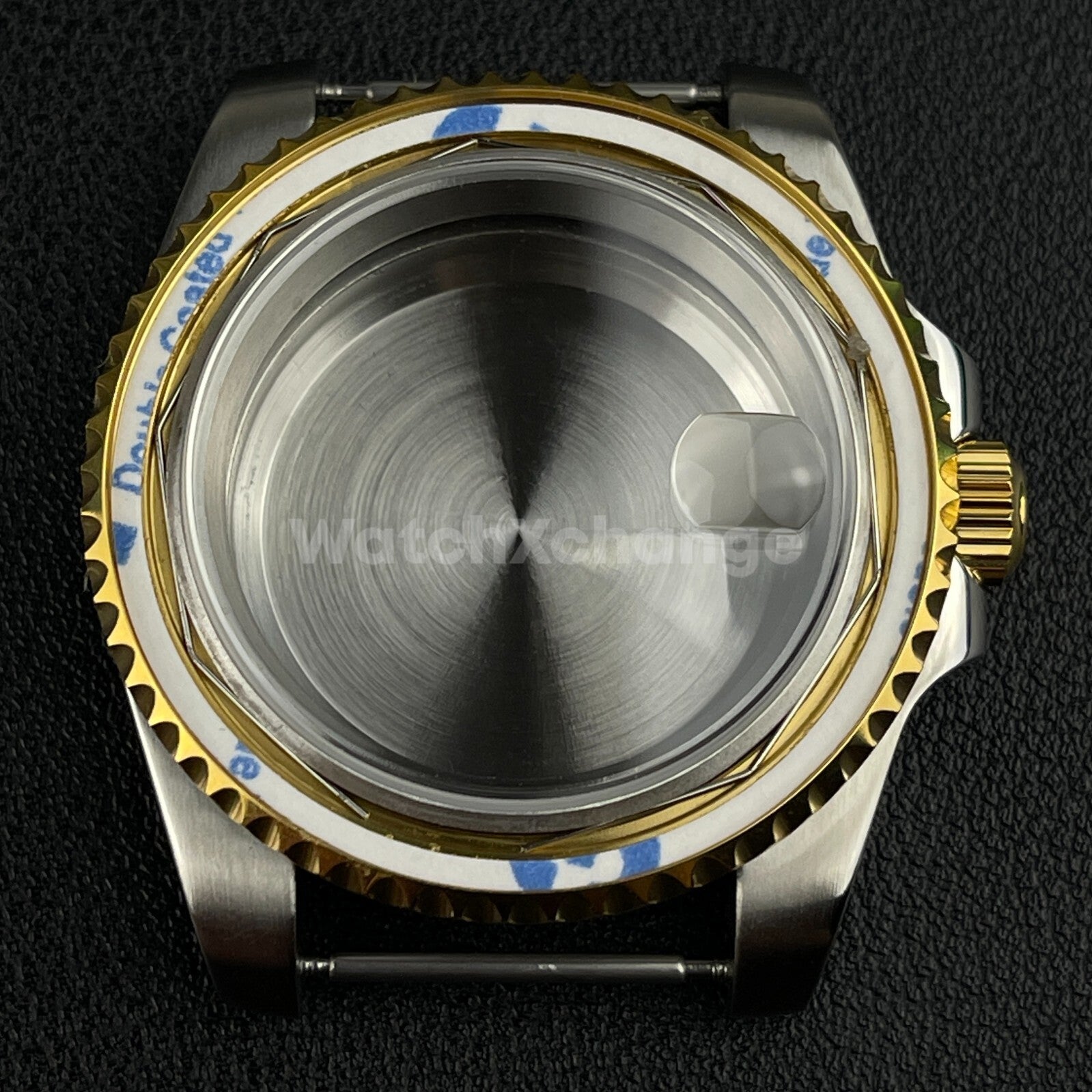 40mm Silver Gold Stainless Steel Divers Watch Case GMT Submariner For NH35 NH36