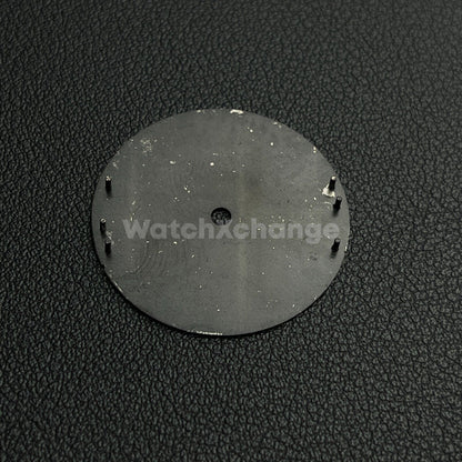 28.5mm Black & White Watch Dial for NH35/NH36/4R Movements