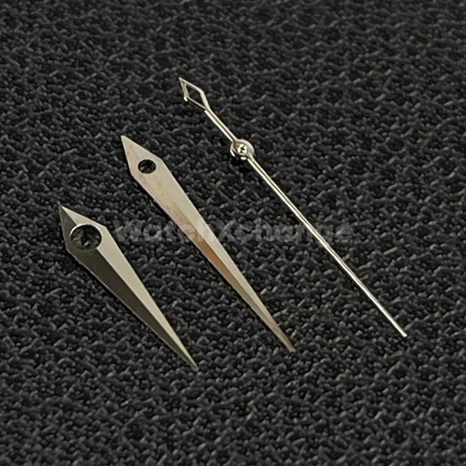 Silver Diamond Watch Hands For SEIKO NH35 NH36 Movement Triangle End Point